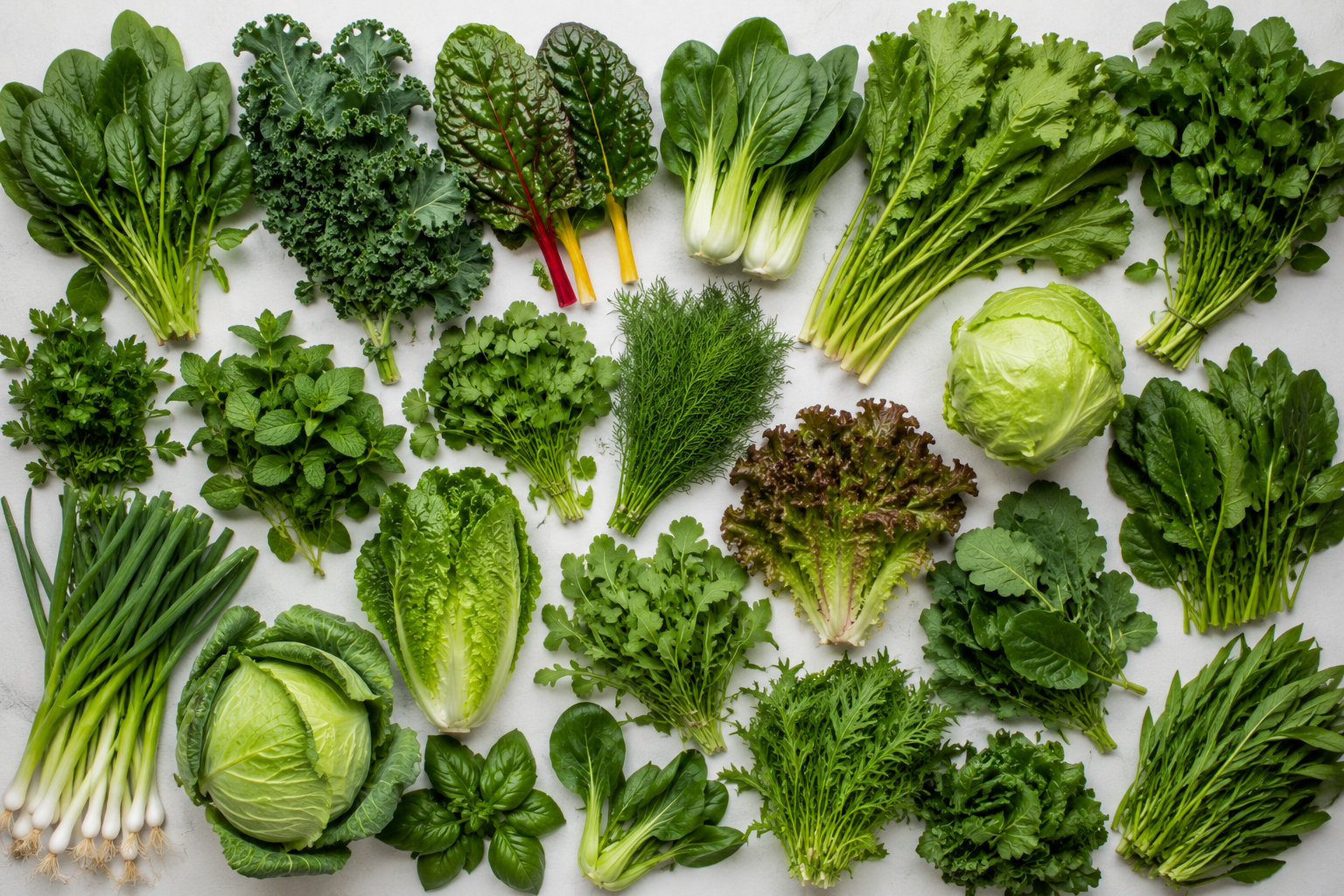Leafy vegetables 